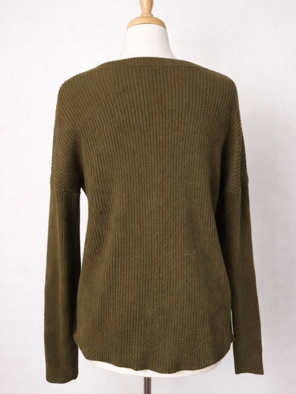 Madewell Thompson Pocket Pullover Sweater Heather Elm Green Size M - Picture 8 of 16